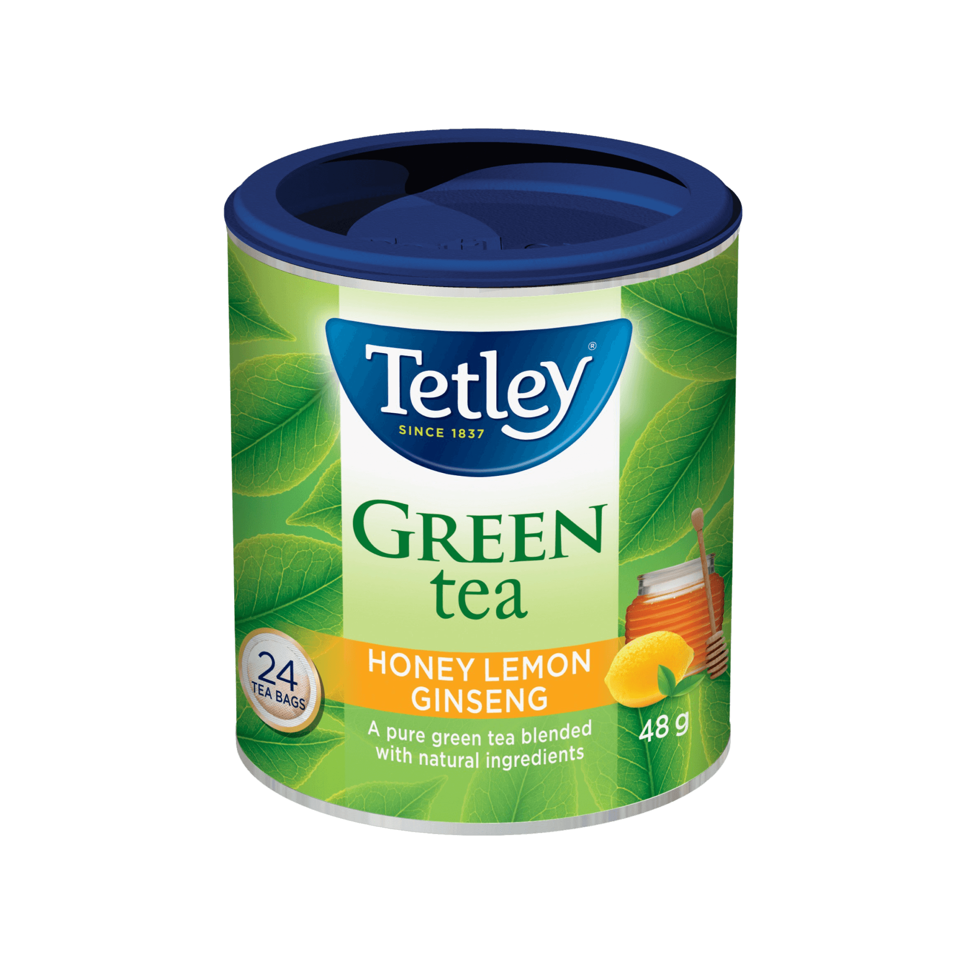 Honey Lemon Ginseng Green Tea - Tetley Canada product image