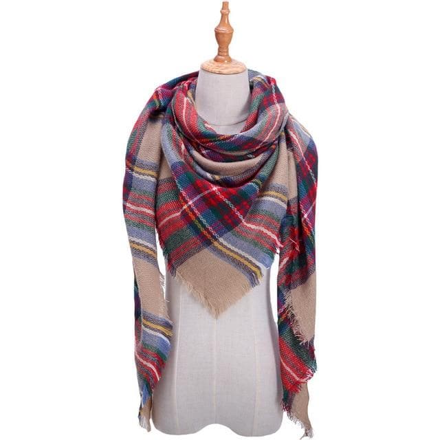 Triangle Cashmere scarf - onlyplaid