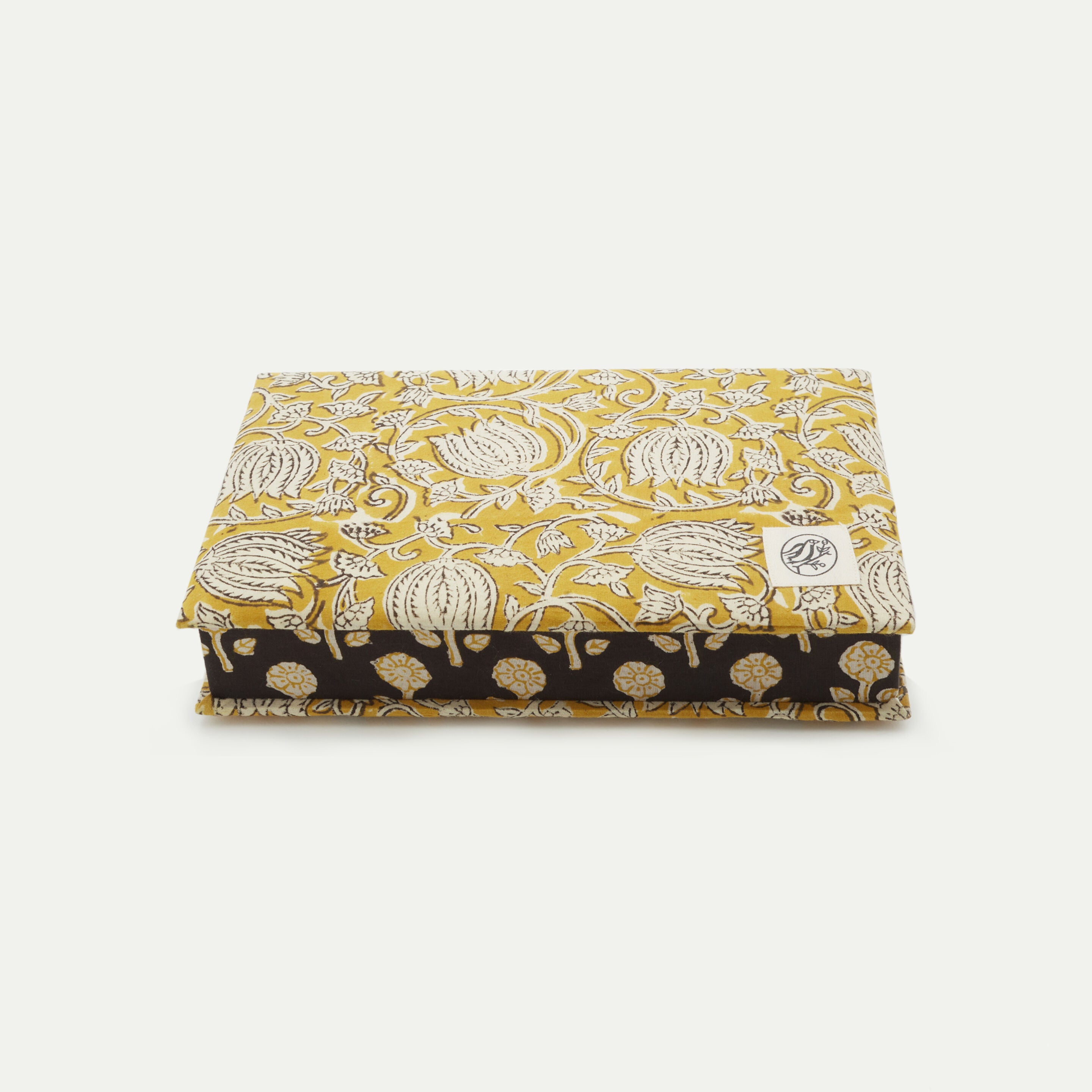 India yellow jewellery box