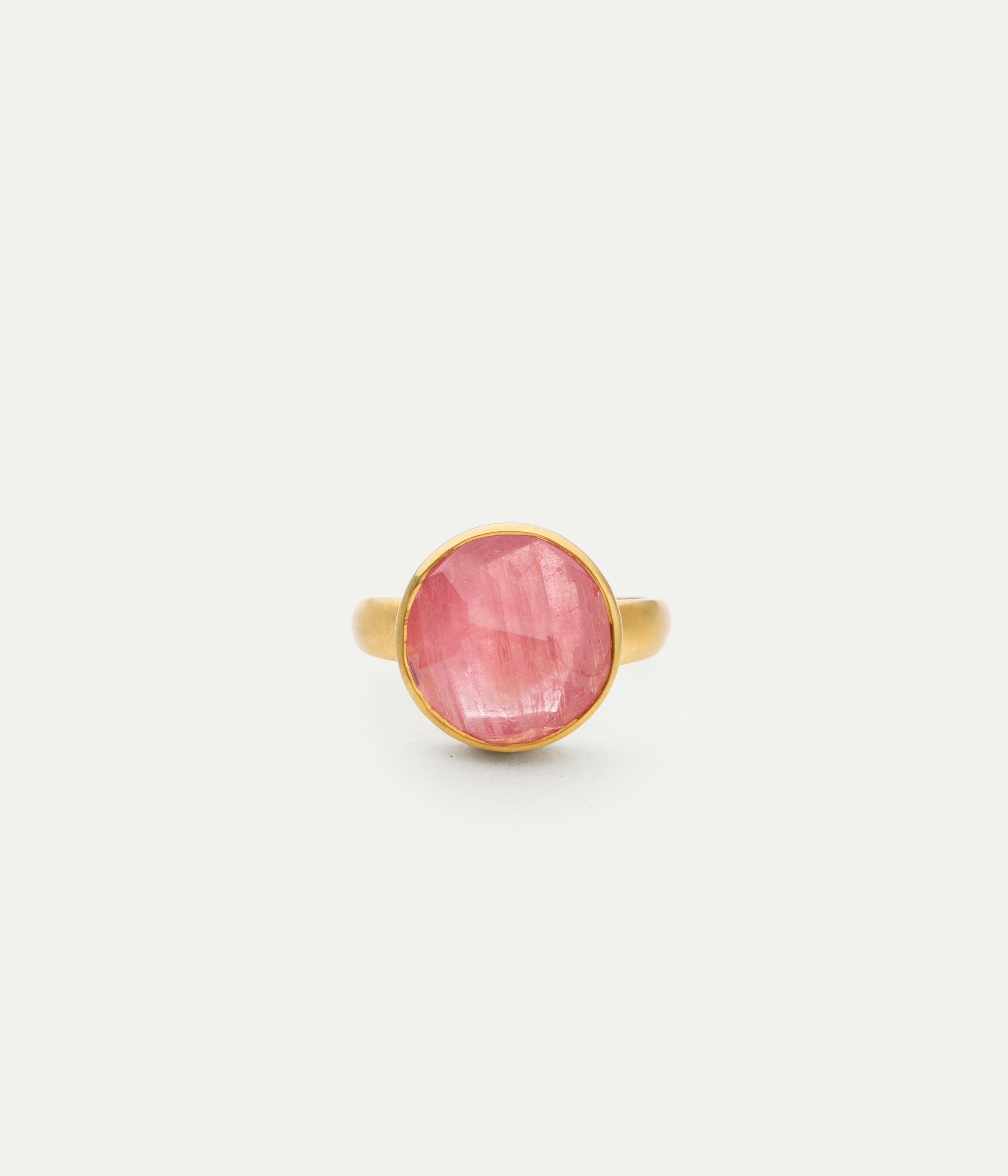New Day Greek pink tourmaline ring