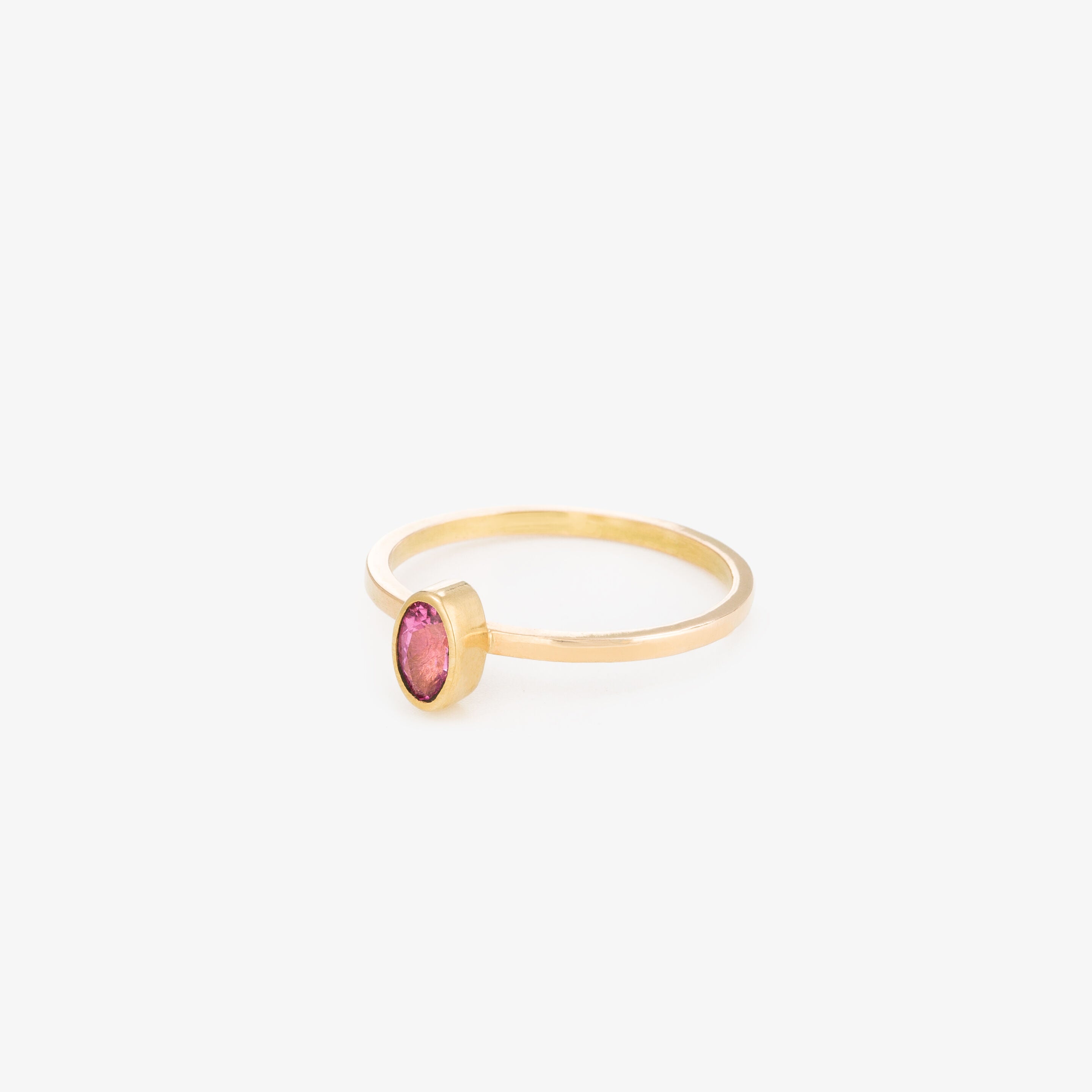 Bague Oval Faceted 
