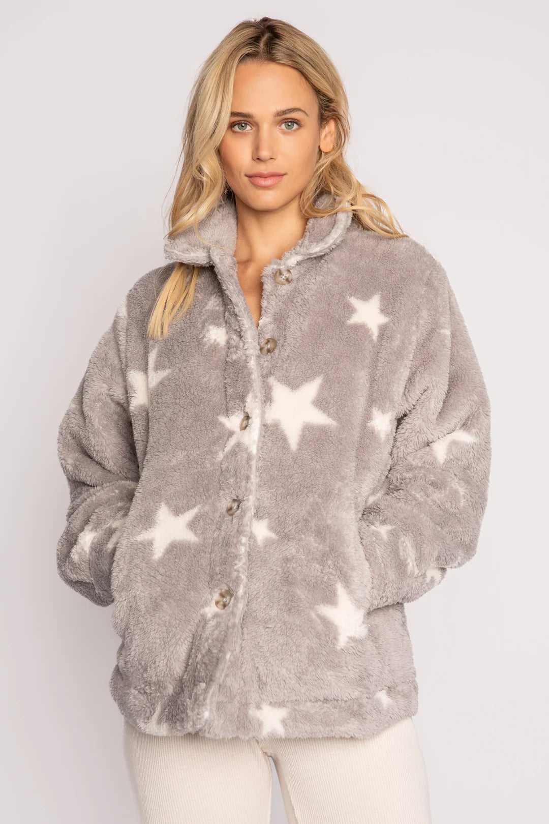 Let's Get Cozy - Long Sleeve Button Jacket
