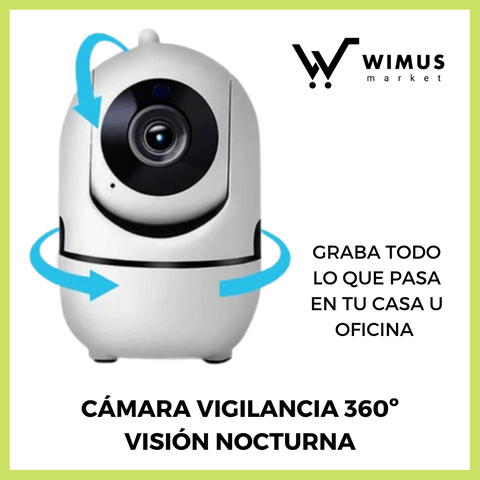 CÁMARA VIGILANCIA 360º VISION NOCTURNA – WIMUS MARKET