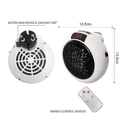 BENGUOO Calefactor Ceramico Bajo Consumo, 5W/500W/1100W/1500W