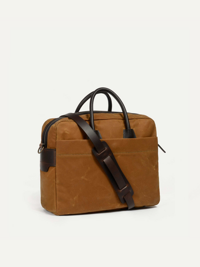 Bleu de Chauffe Hobo Travel Bag - Waxed Coffee