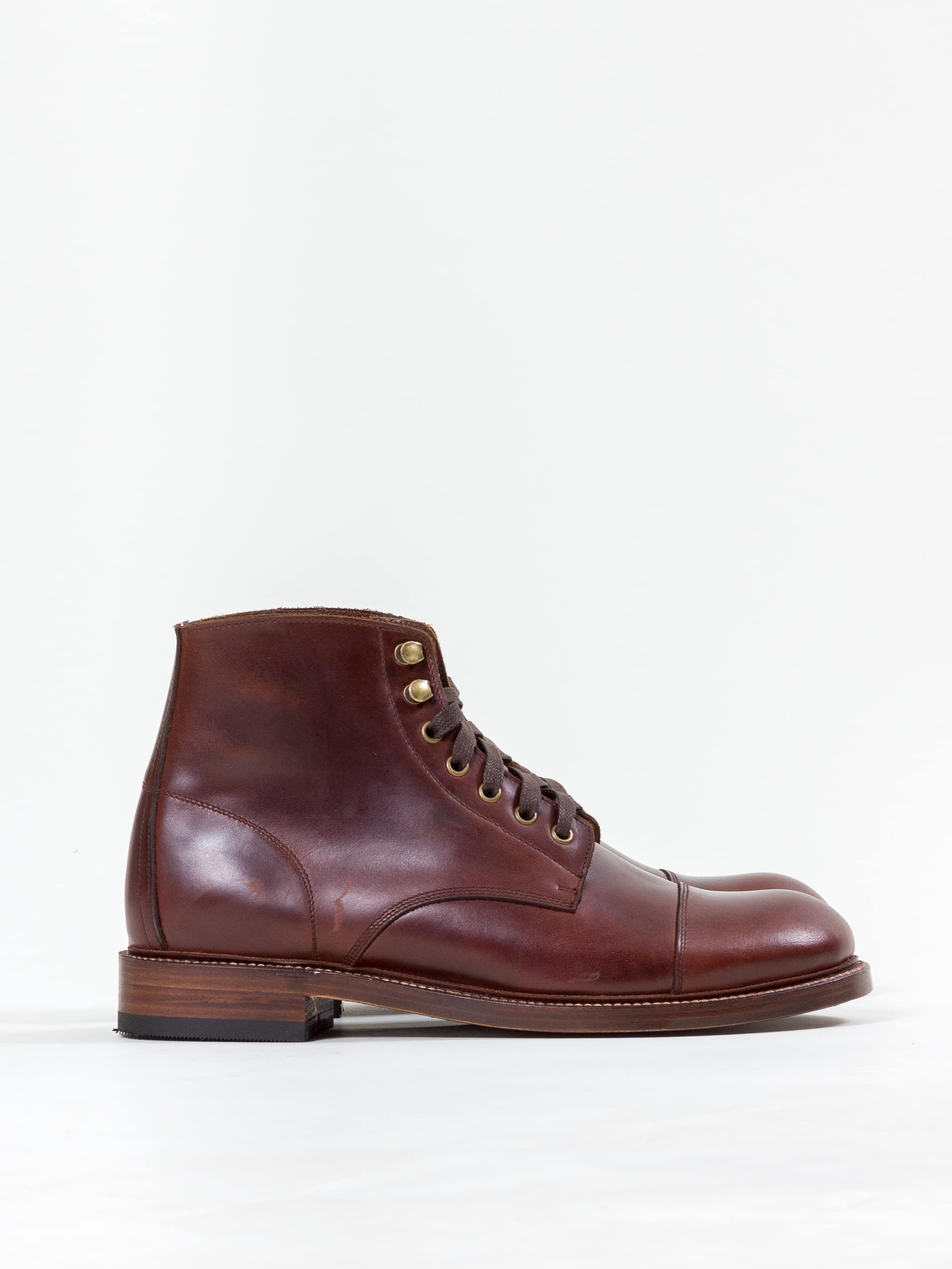 Uncle Bright, Lace Boot, Chestnut Brown – Wardrobe 19
