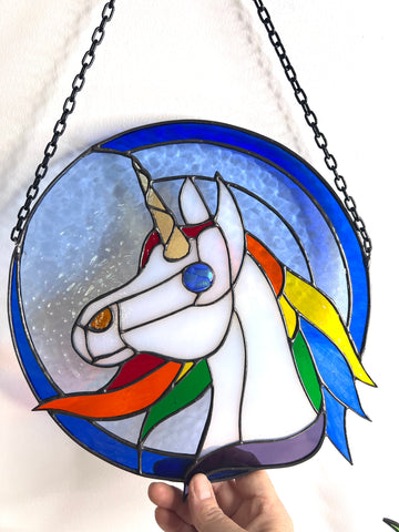 Glass Rainbow unicorn