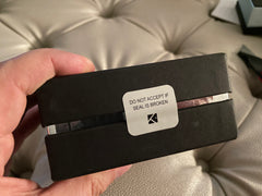 Kasse hardware wallet loose safety seal
