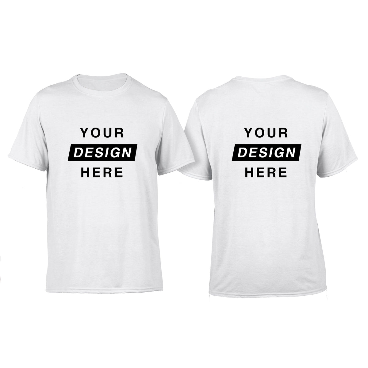 Active Men's T-Shirt - Design Your Own - Front & Back – blueteez.com