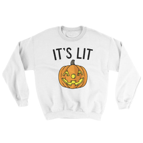 It's Lit Jack-O-Lantern Ugly Sweater