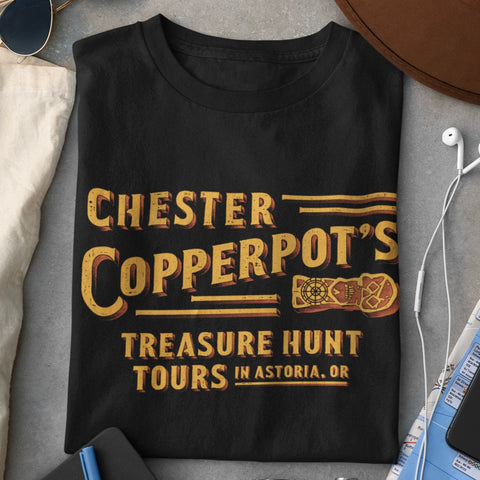 Chester Copperpot's Treasure Hunt Tours T-Shirt