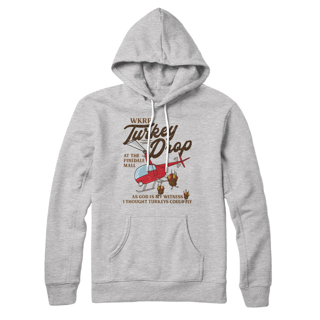 WKRP Turkey Drop Hoodie