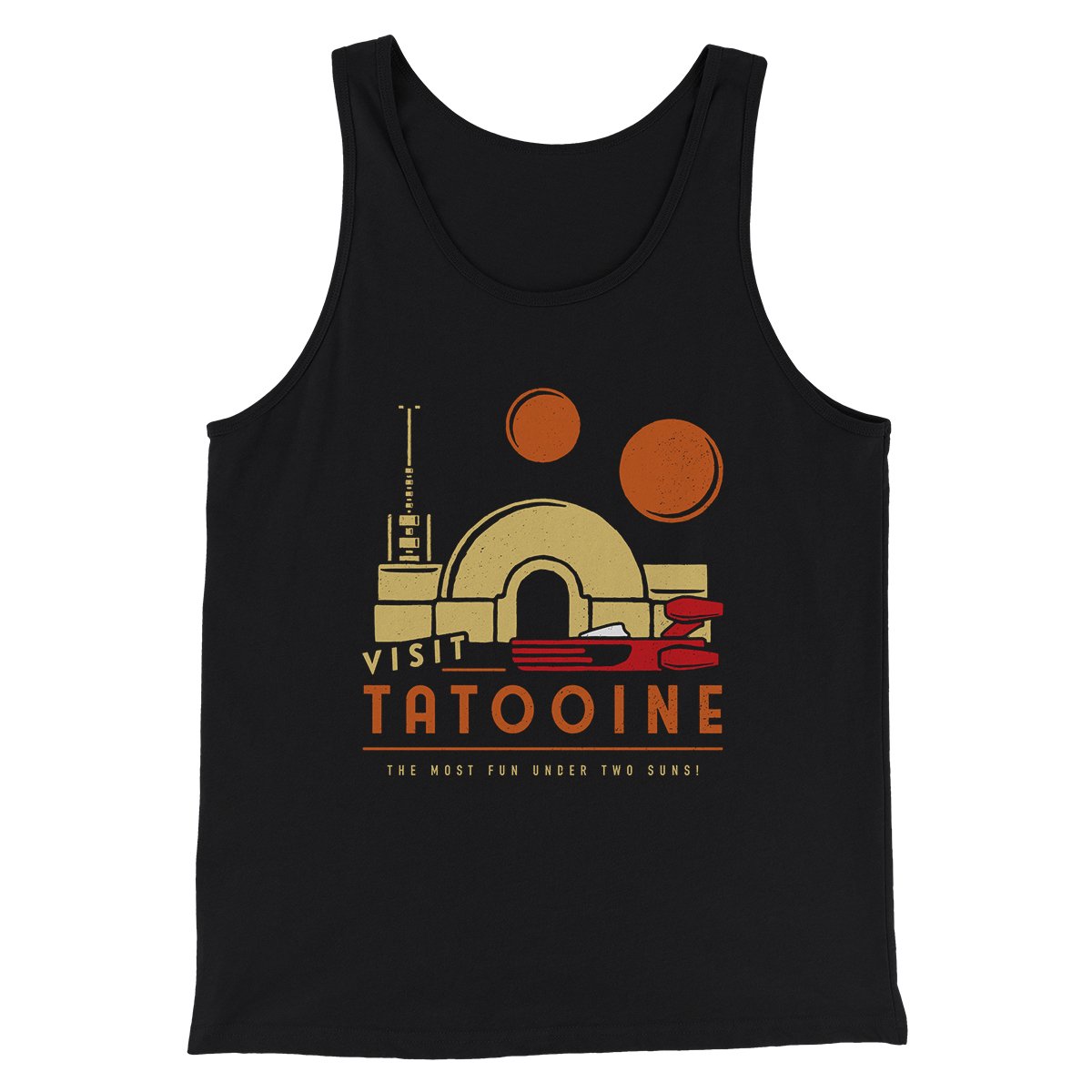 Visit Tatooine Funny Movie Men/Unisex Tank Top