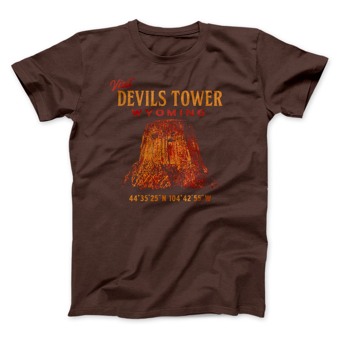 Visit Devils Tower Funny Movie Men/Unisex T-Shirt