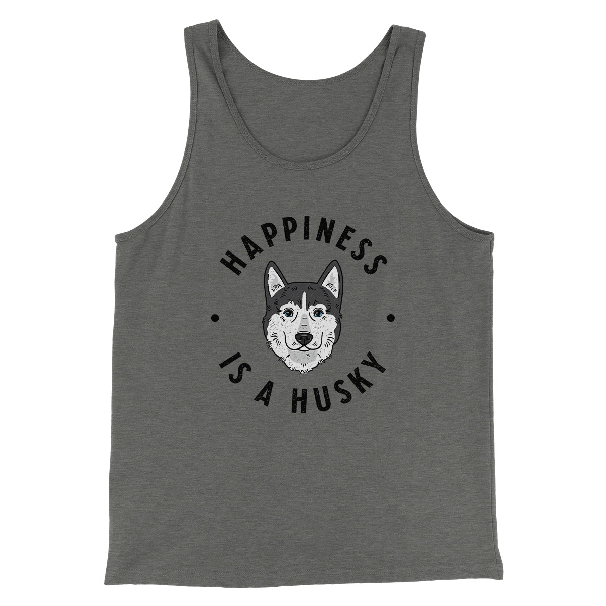 Happiness Is A Husky Men/Unisex Tank Top