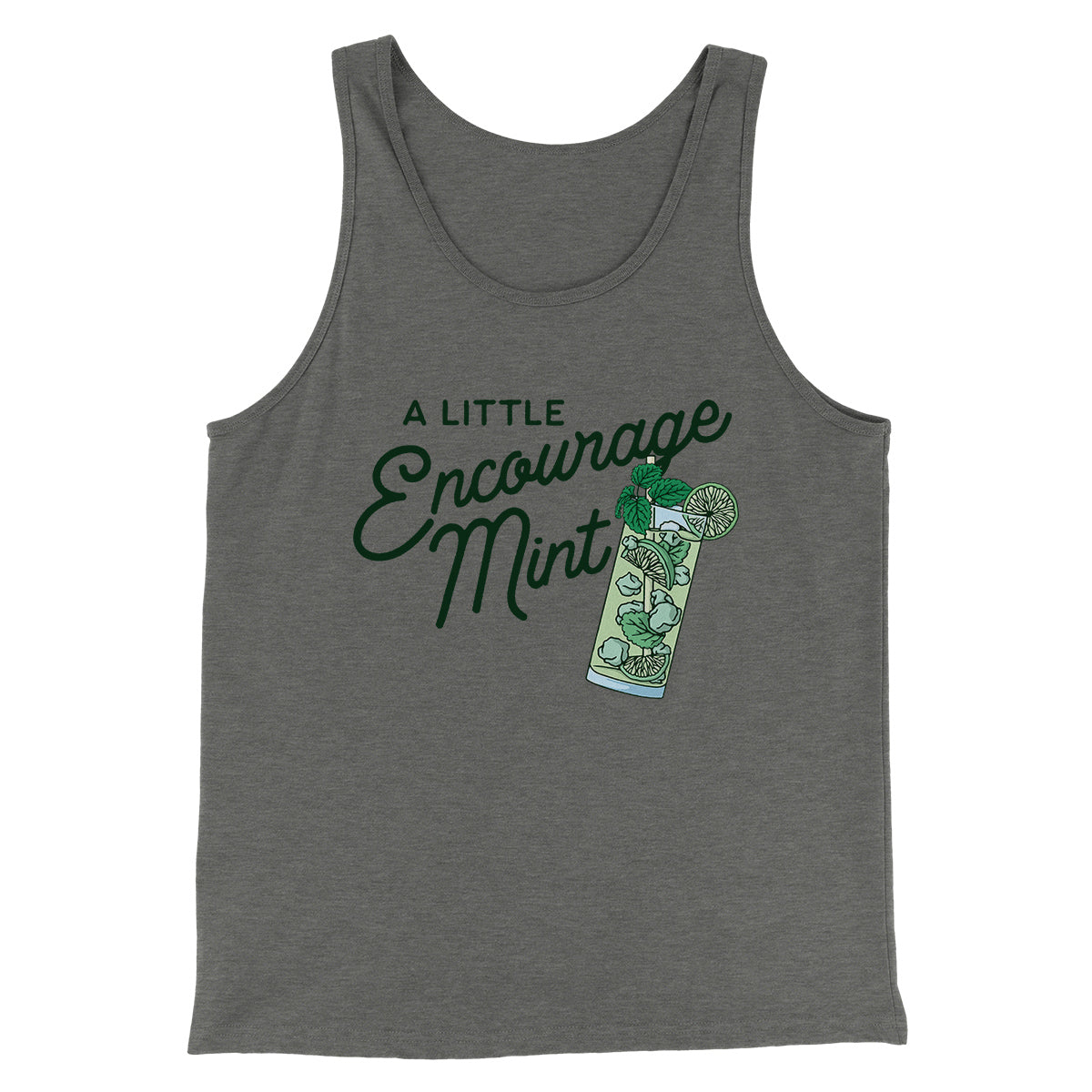 A Little Encourage-Mint Men/Unisex Tank Top