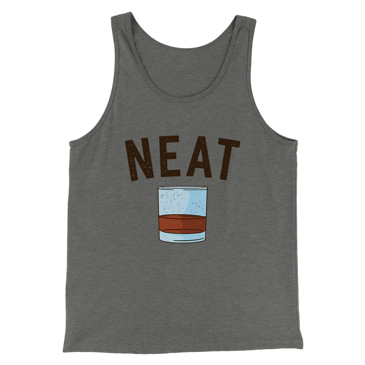 Whiskey- Neat Men/Unisex Tank Top