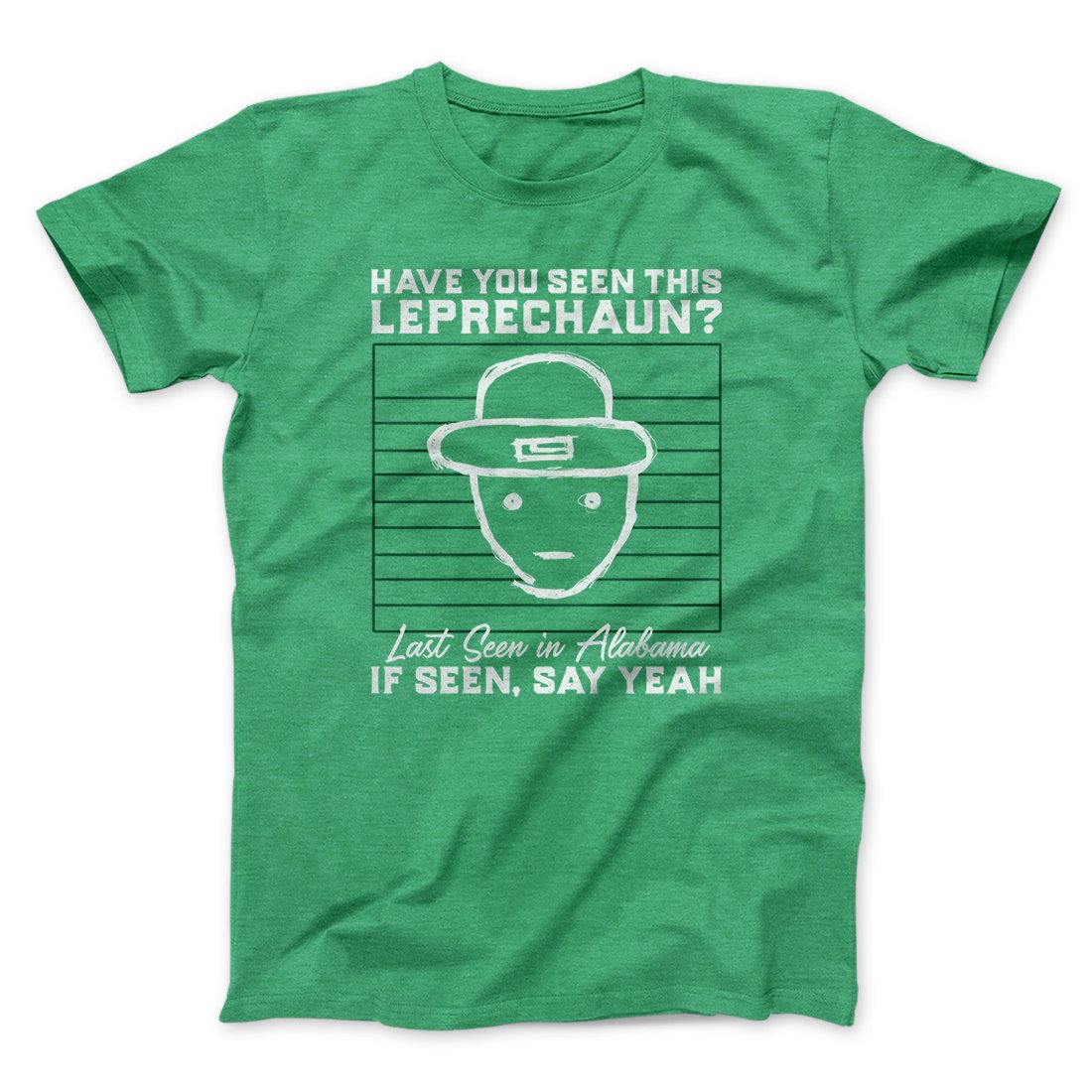 Alabama Leprechaun Amateur Sketch Men/Unisex T-Shirt