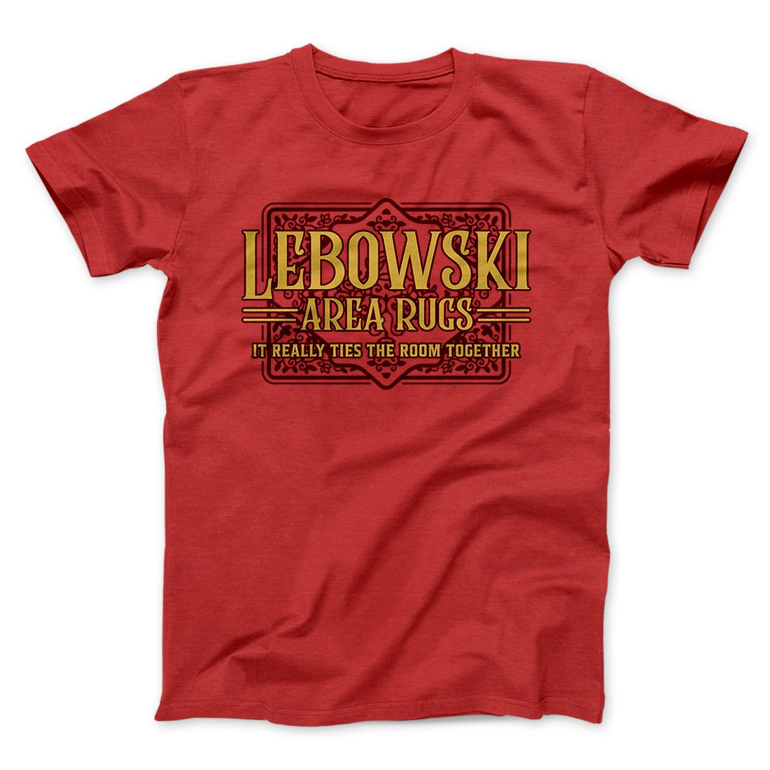 Lebowski Area Rugs Funny Movie Men/Unisex T-Shirt