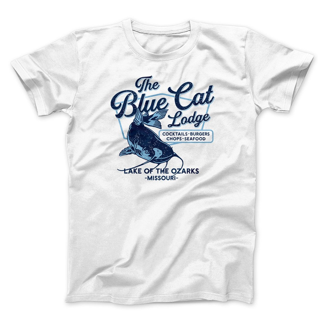 Blue Cat Lodge Funny Movie Men/Unisex T-Shirt