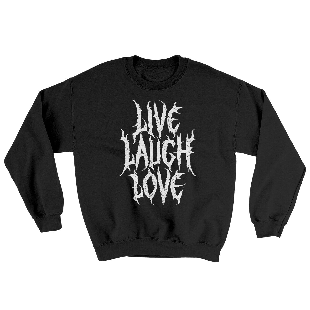 Death Metal Live Laugh Love Ugly Sweater