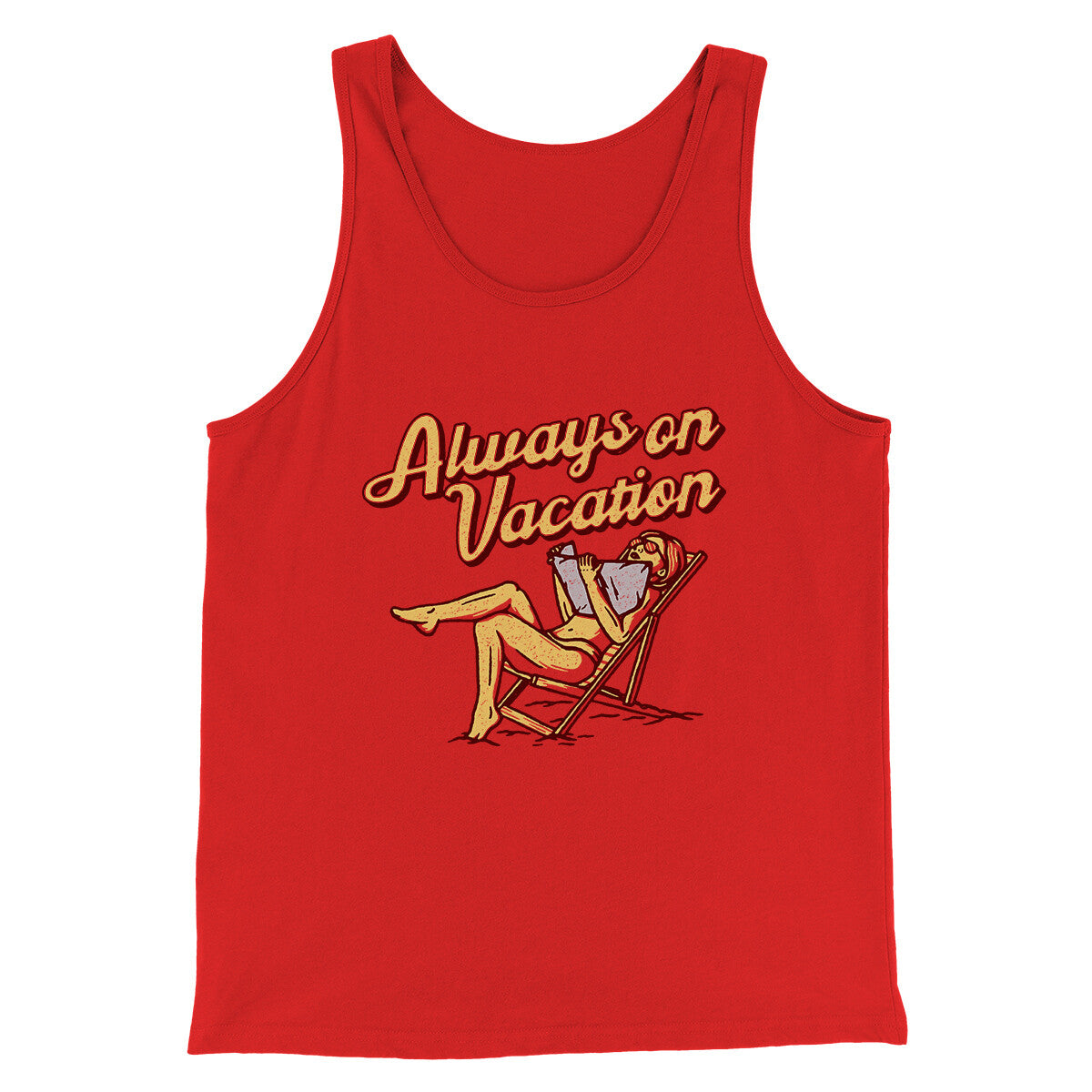 Always On Vacation Men/Unisex Tank Top