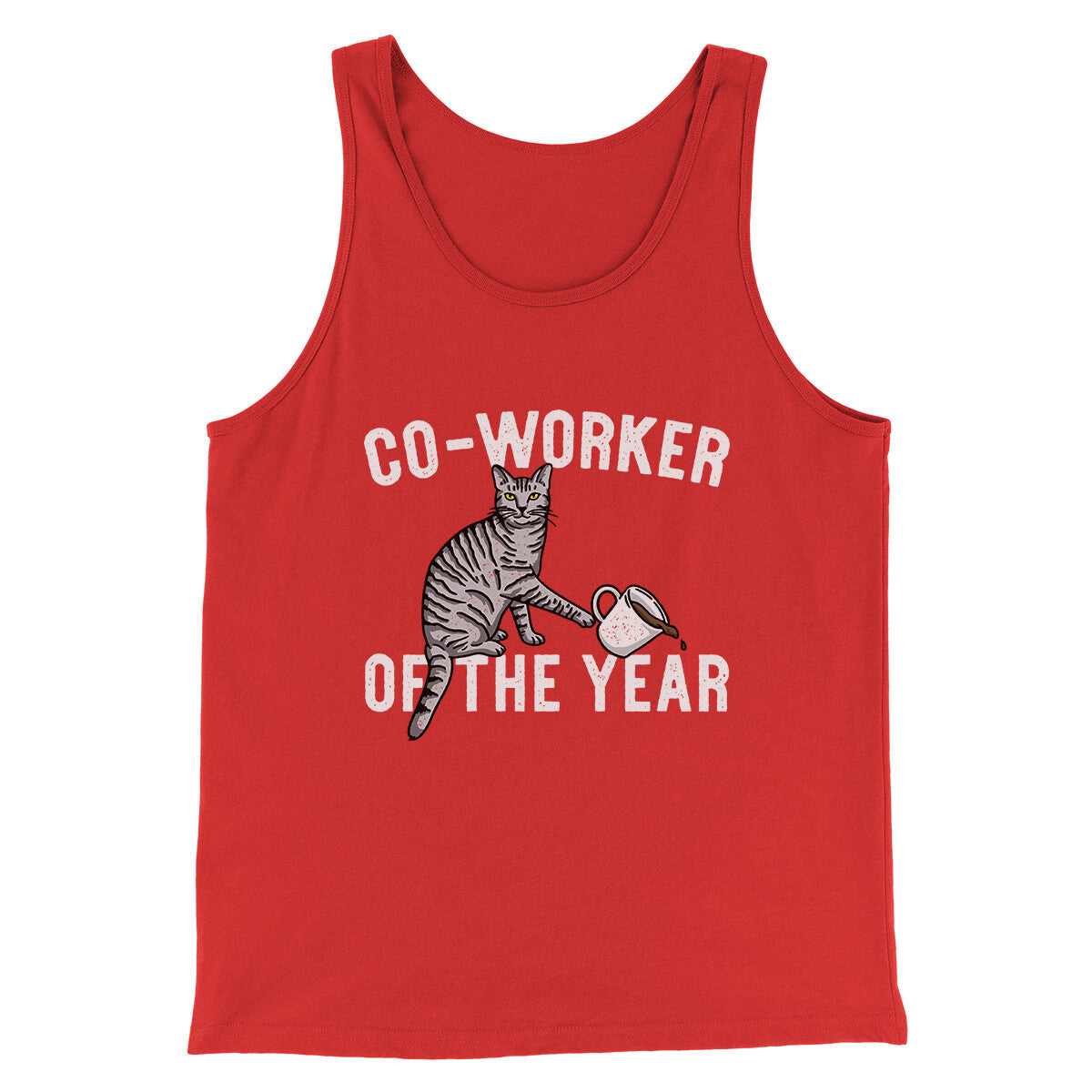 Co-Worker Of The Year Funny Men/Unisex Tank Top