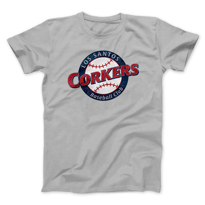 Los Santos Corkers Men/Unisex T-Shirt Silver | Funny Shirt from Famous In Real Life