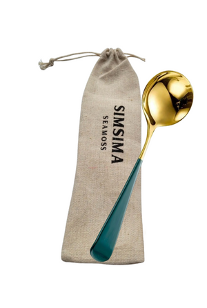 Gold Round Spoon - Simsima.co