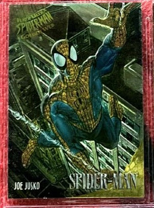 1995 FLEER ULTRA SPIDERMAN GOLDEN WEB FOIL #1-9 NM