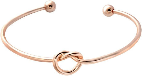 love knot bangle bracelet