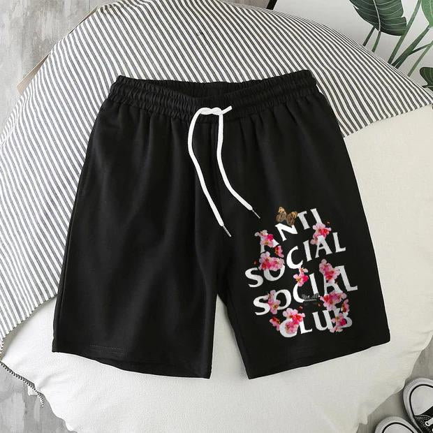 Casual simple printed shorts