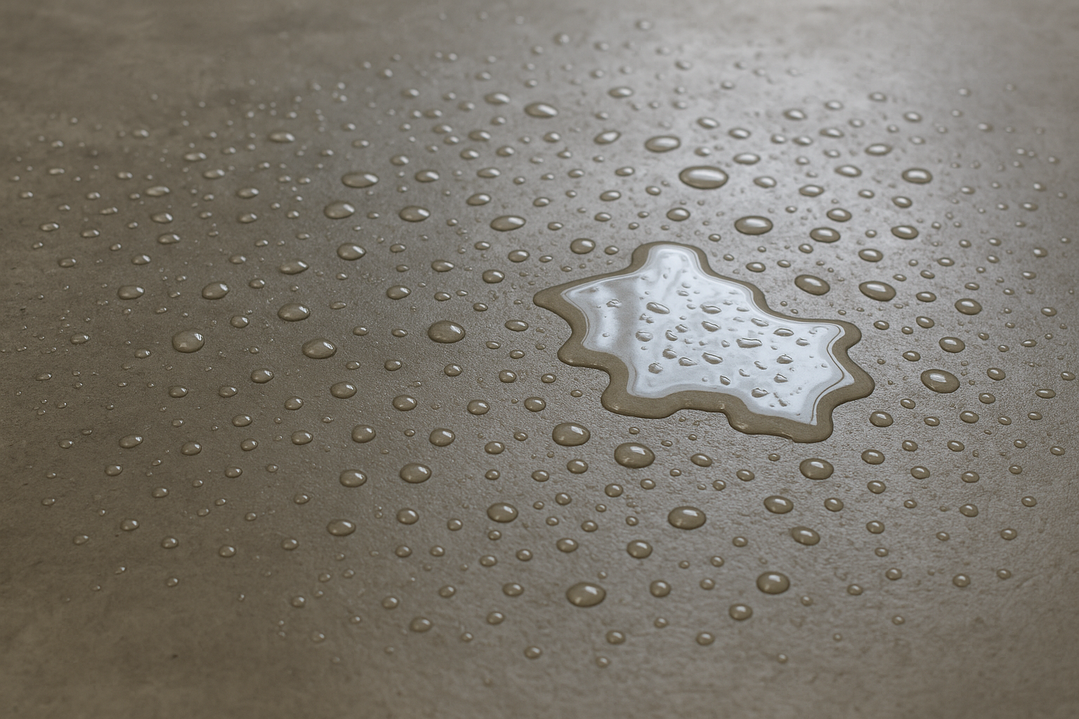 Rain drops. Moisture Mitigation for Concrete Floors: Why It Matters