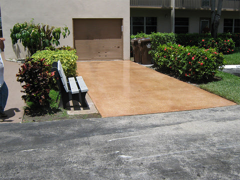 Concrete Driveway in front of home