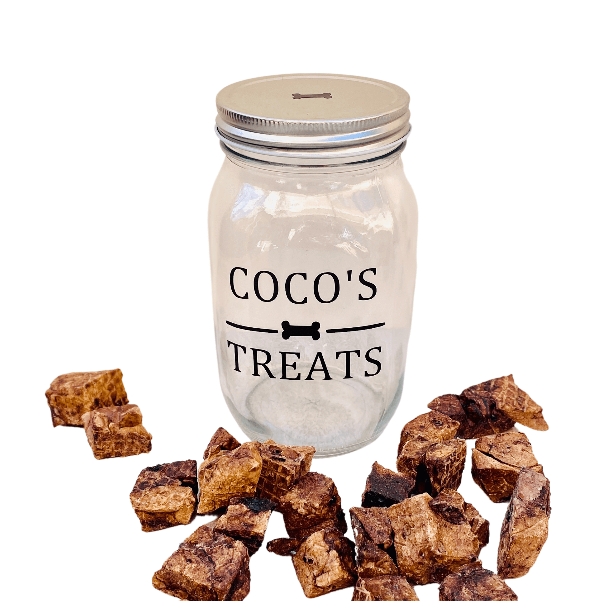 dog treat jar glass