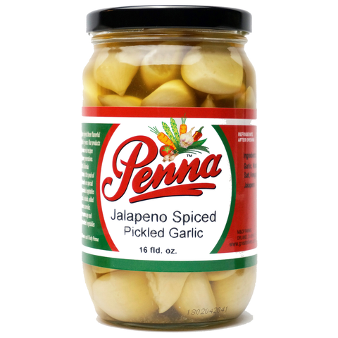 Jalapeño Spiced Pickled Garlic