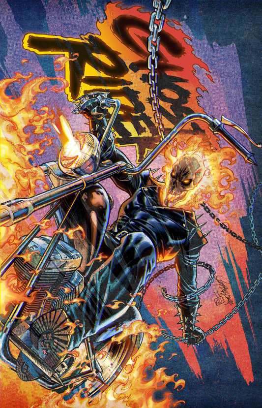 MAY228469 - GHOST RIDER VENGEANCE FOREVER #1 PX DCD 40TH LARRAZ VAR -  Previews World