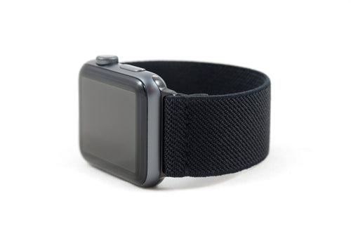 Black Beige Greek Key Wide Elastic Apple Watch Band – QtCatz