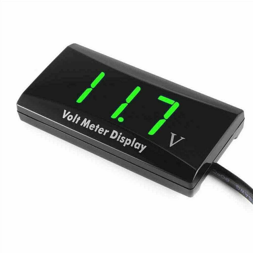 Voltmeter 12V Digital Anzeige IP66