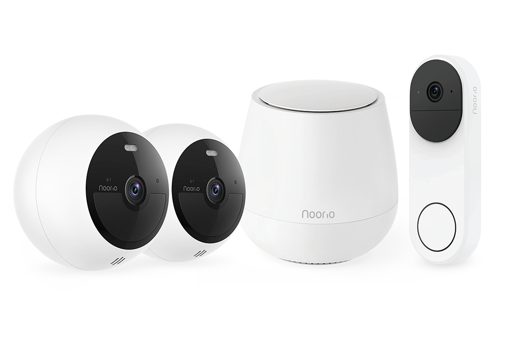 Noorio B200 Cam + Video Doorbell D110 Security System