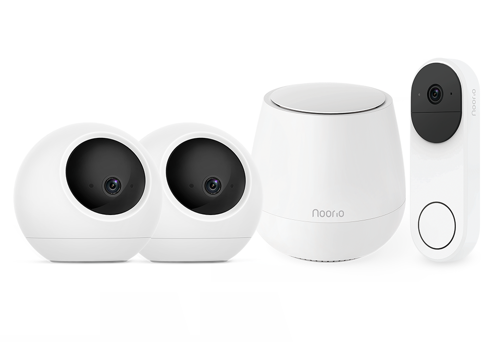 Noorio D110 Cam + PTZ Plug-in Cam T110 Security System