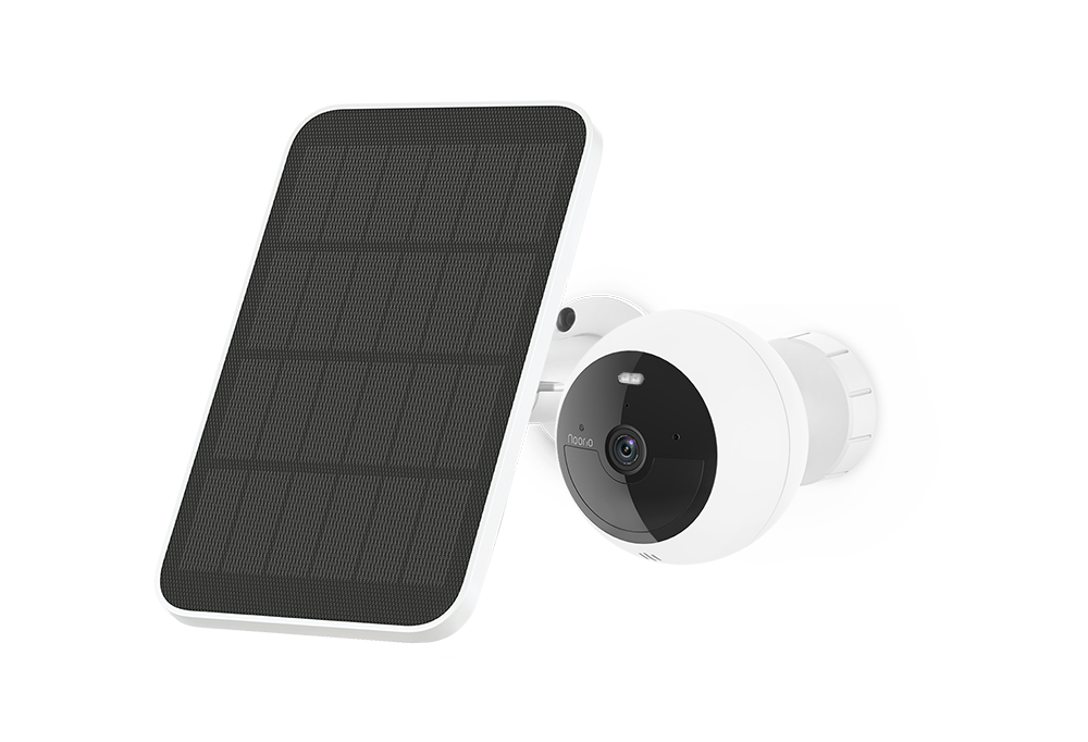 B211 Solar-Powered Security System: Quick Setup, AI Recognition, 2K+ HD, Night Vision, Alexa-Compatible, 16GB No Monthly Fee