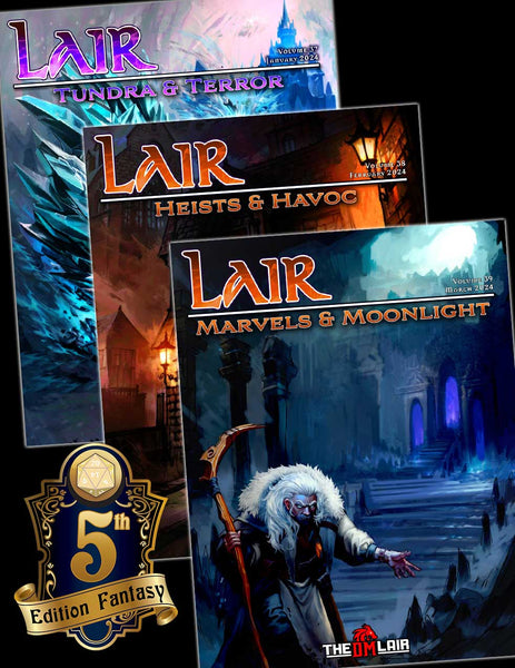 Lair Magazine Bundle, Issues 37-39