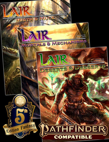 Lair Magazine Bundle: Issues 31-33