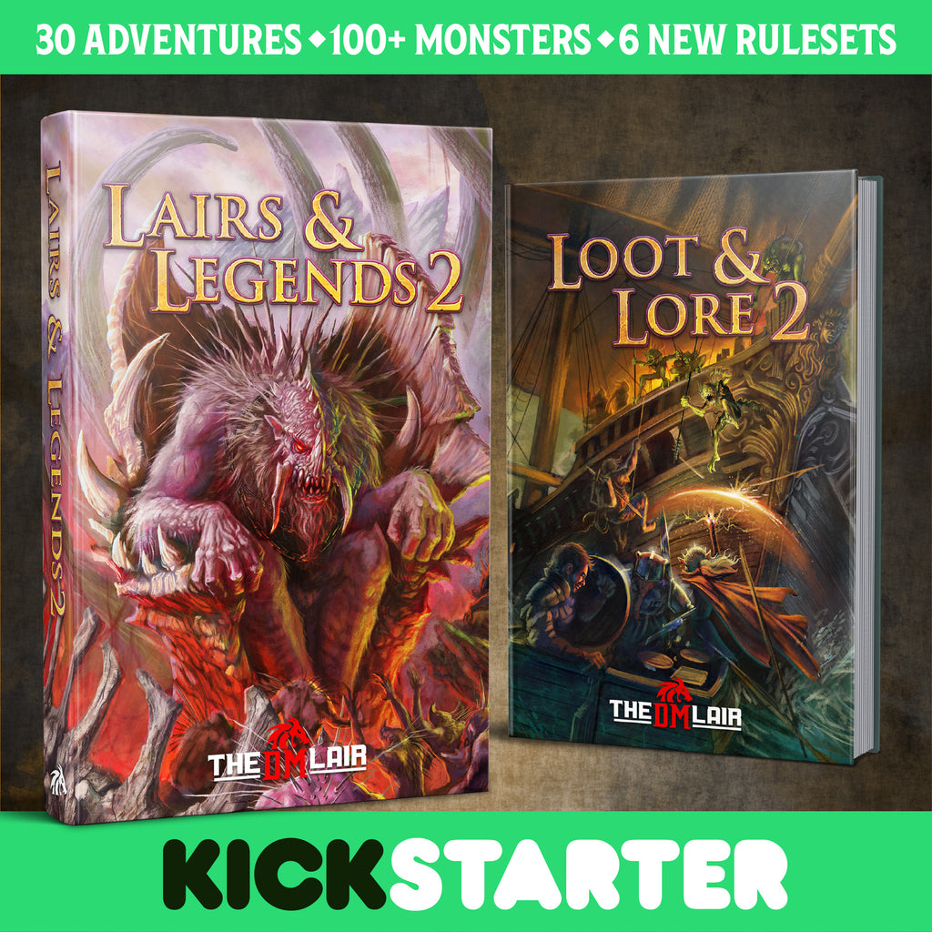 Lairs & Legends 2 Kickstarter