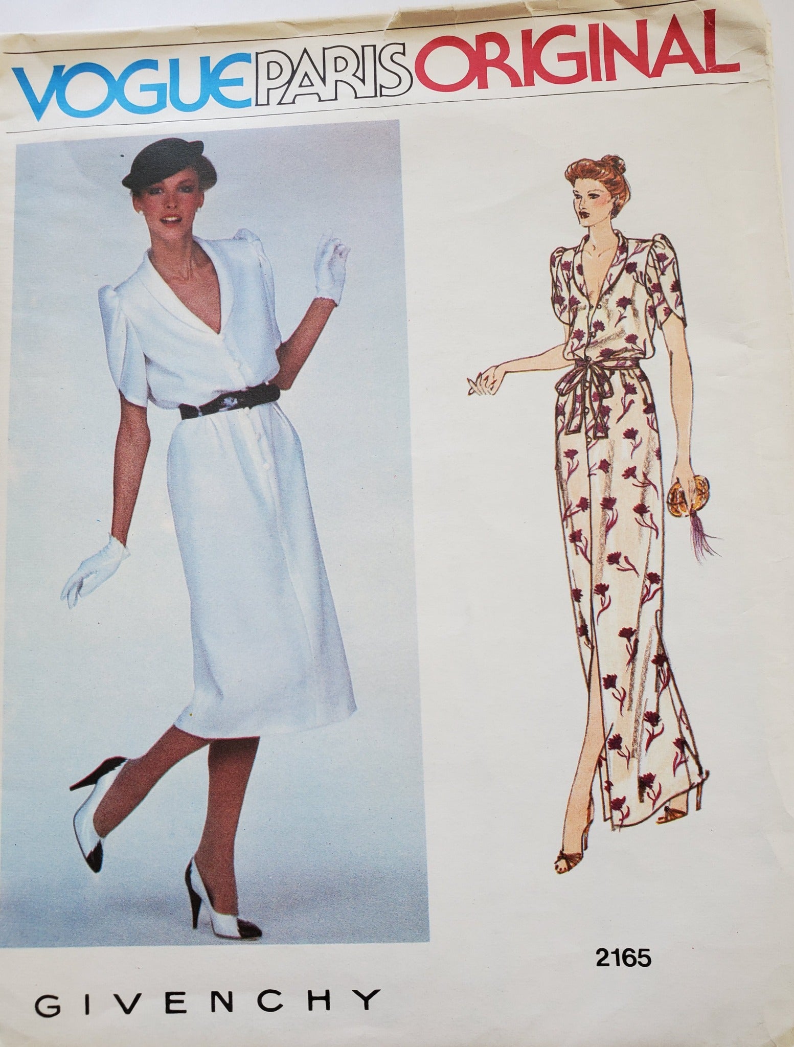Vintage Vogue Pattern 2165, UNCUT Paris Designer Original Givenchy Mis –  PatternZoo