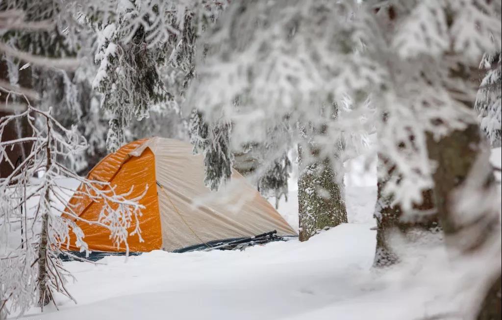 winter camping