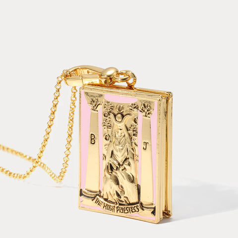 fashion tarot card gold square pendant| Alibaba.com