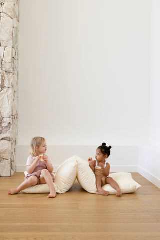 kids bean bag lounger, pillow mat 