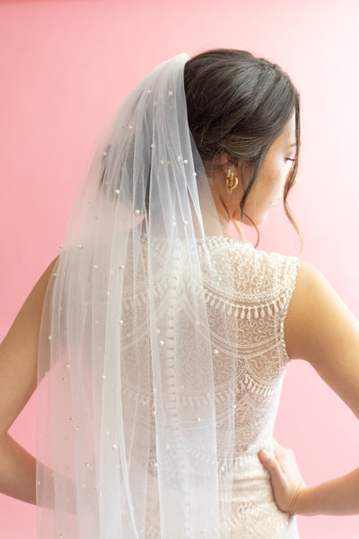 The Layla - Pearl Drop Veil